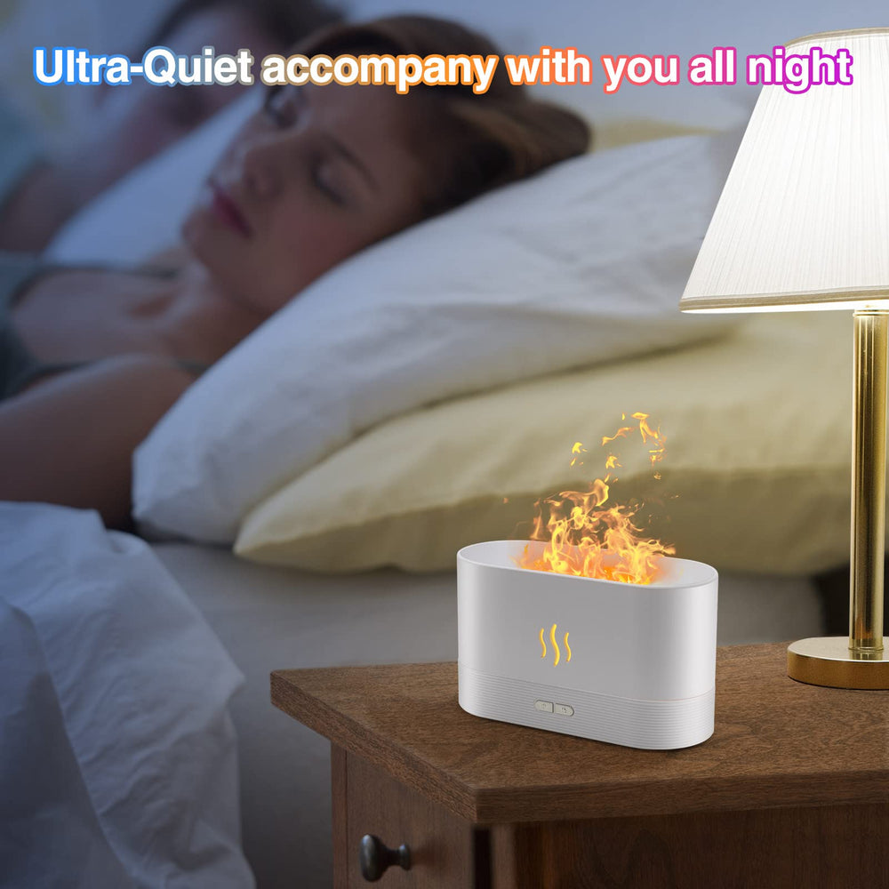 SENMUL Colorful Flame Diffuser add aromatherapy oil for a pleasant scent