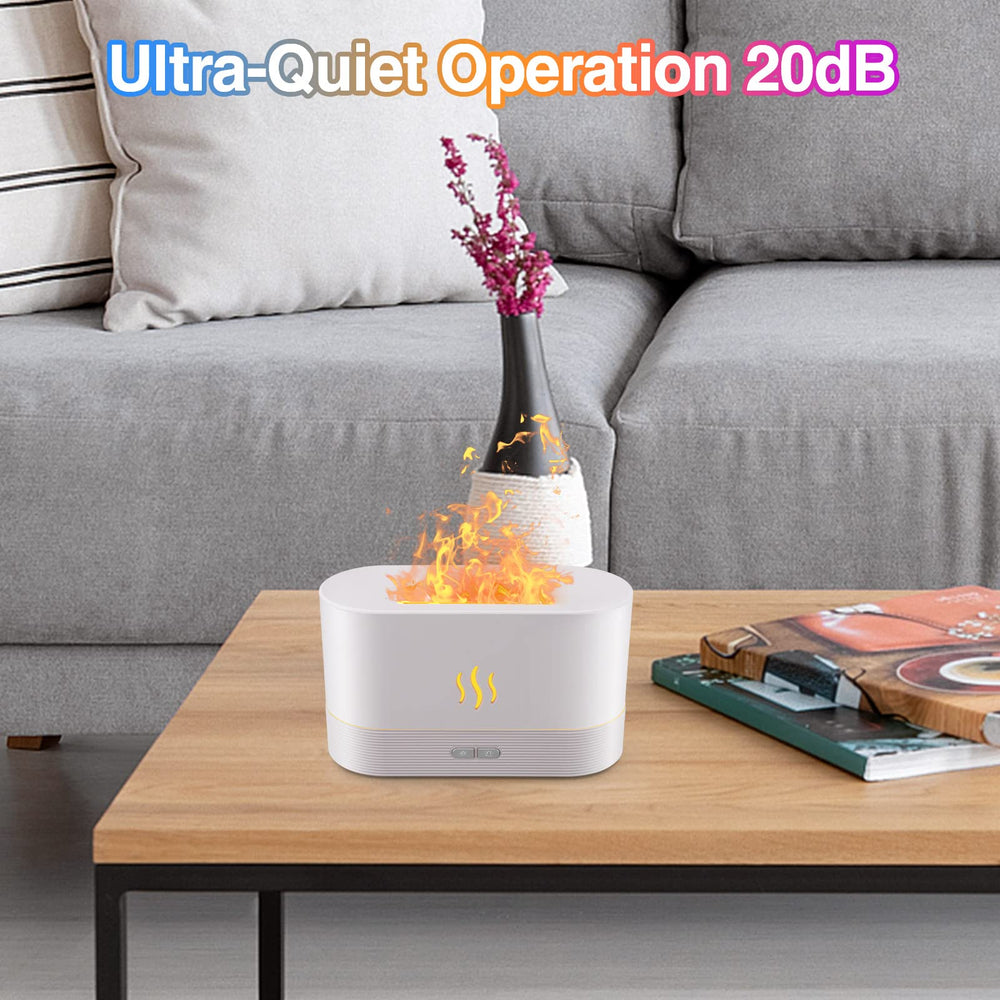 SENMUL Colorful Flame Diffuser auto-off for safety and peace of mind