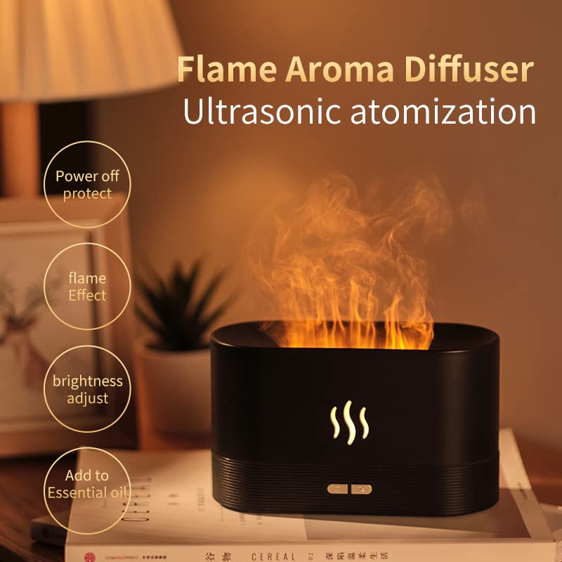 SENMUL Colorful Flame Diffuser ideal for home office relaxation