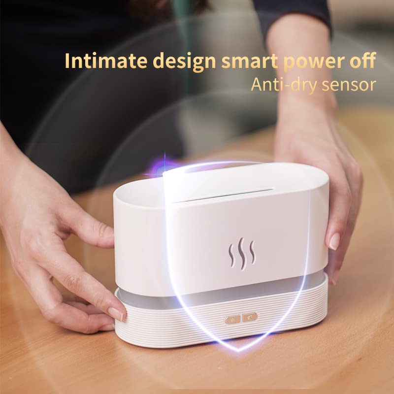 SENMUL Colorful Flame Diffuser supports yoga and mindful breaks