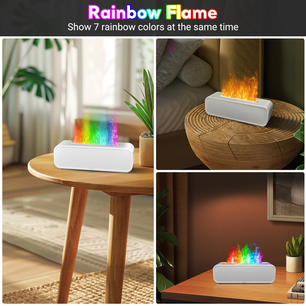 SENMUL rainbow flame light enhances room atmosphere and aromatherapy