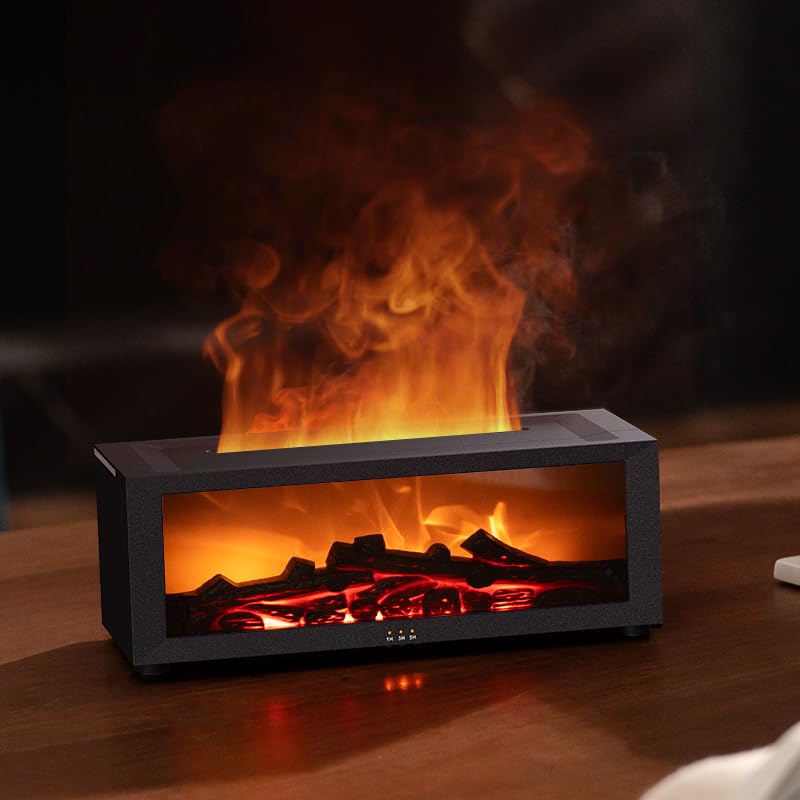 SENMUL fireplace diffuser creates a cozy home spa vibe