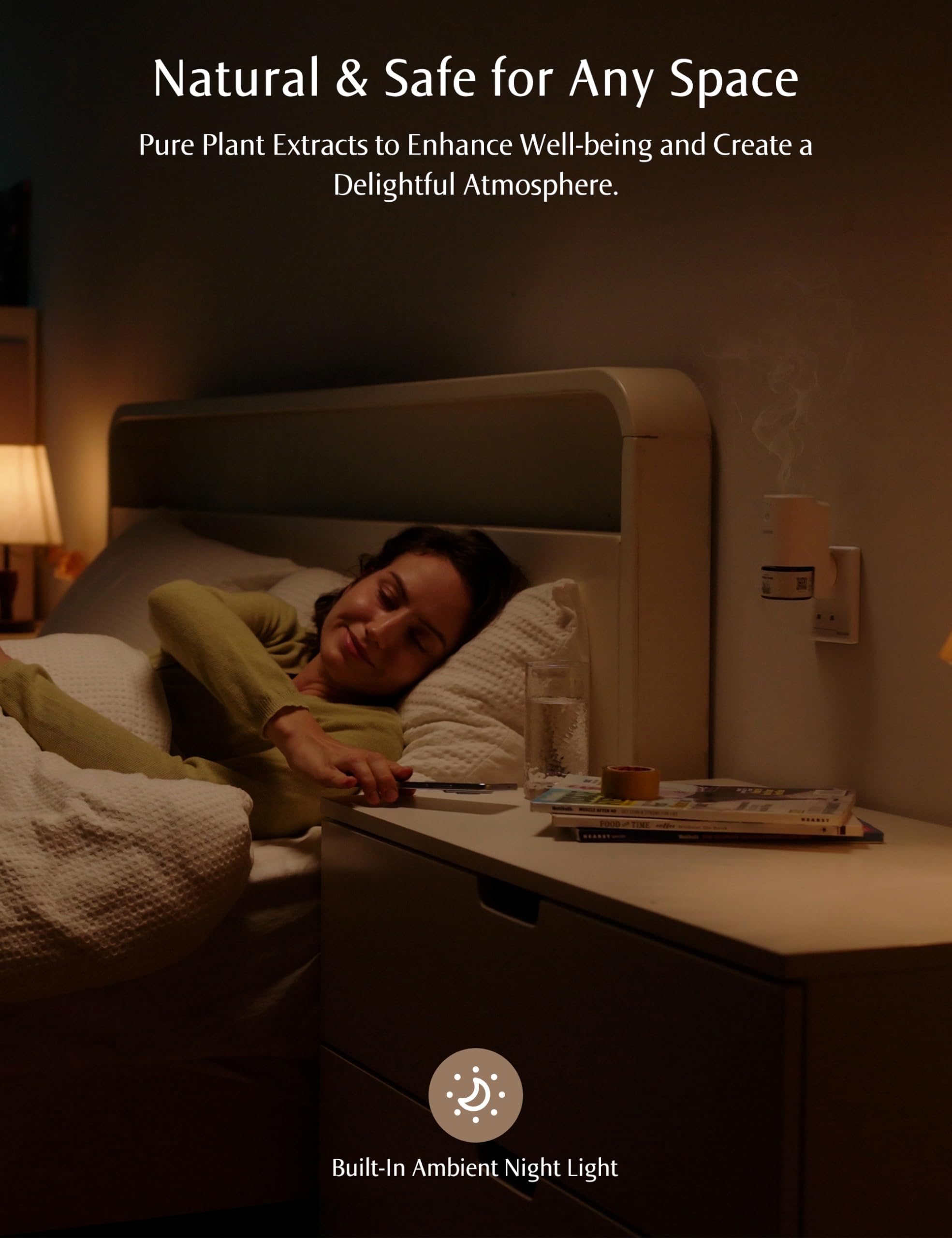 Plant-based, non-toxic fragrances ensure safe home scenting.