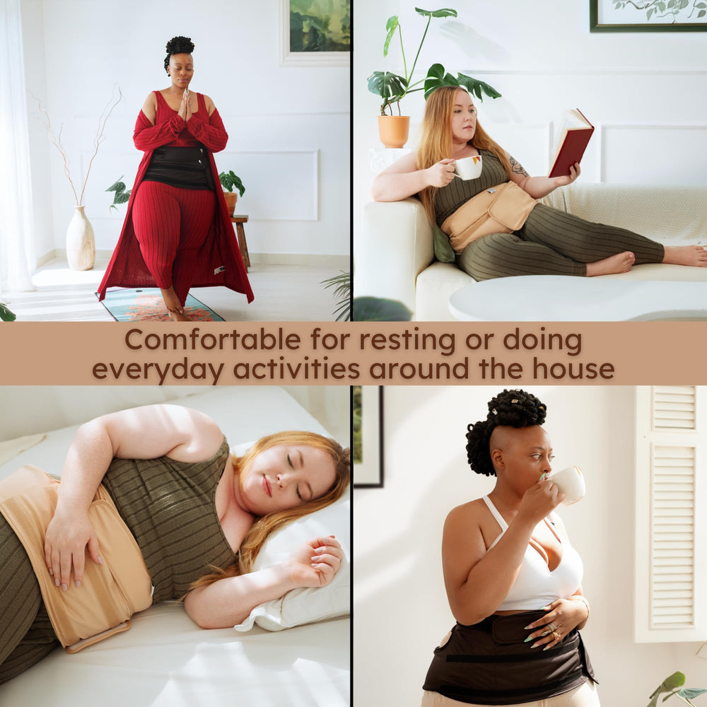 Sentre Plus-Size Castor Wrap machine-washable fabric makes cleanup simple after use.