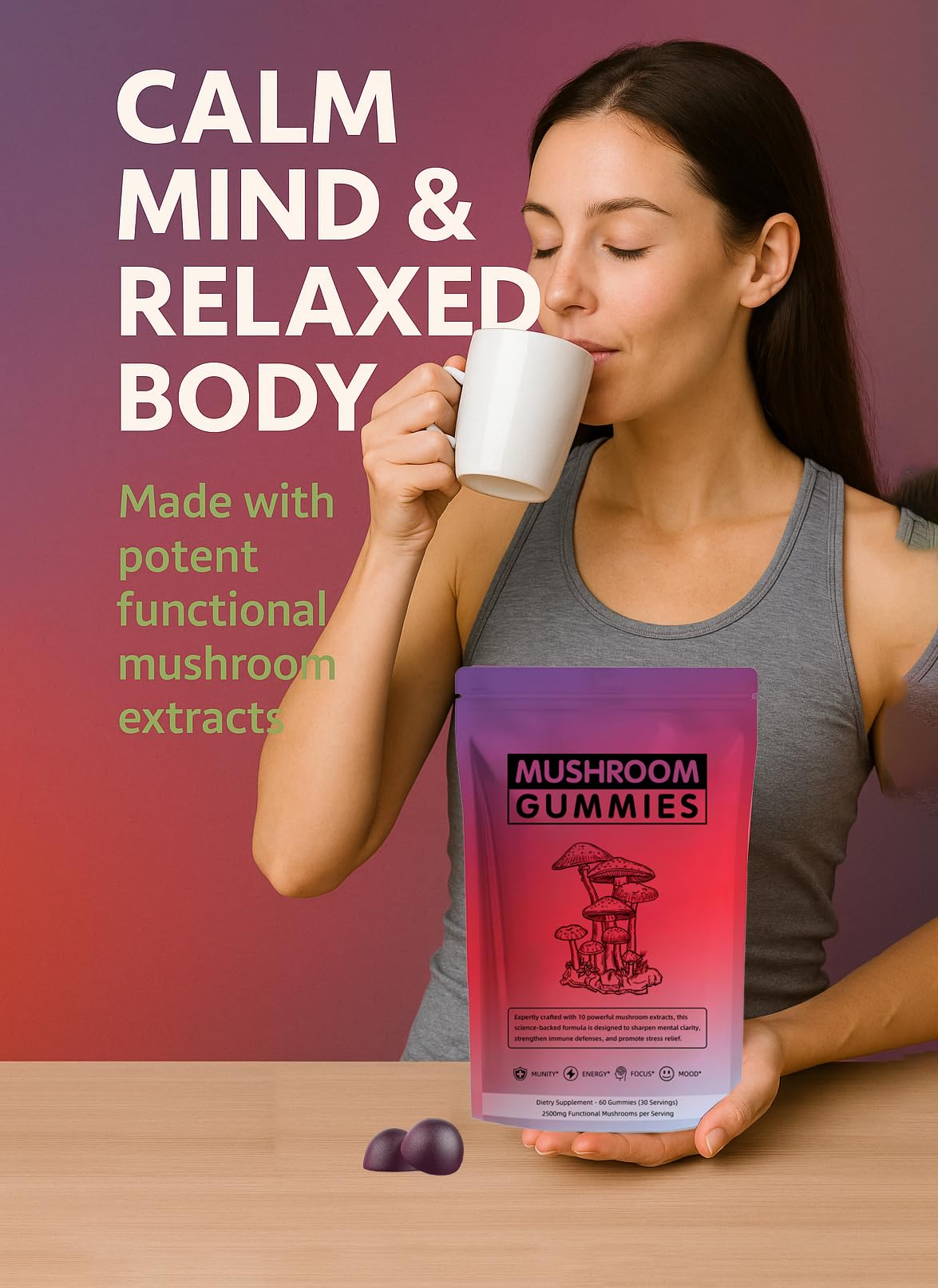 Seodon gummies offer fruity, convenient bites for quick wellness checks.