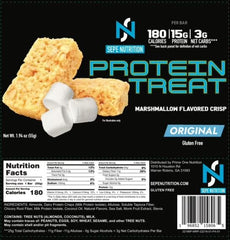 Sepe Nutrition Protein Treat allergen information indicates tree nuts and milk.