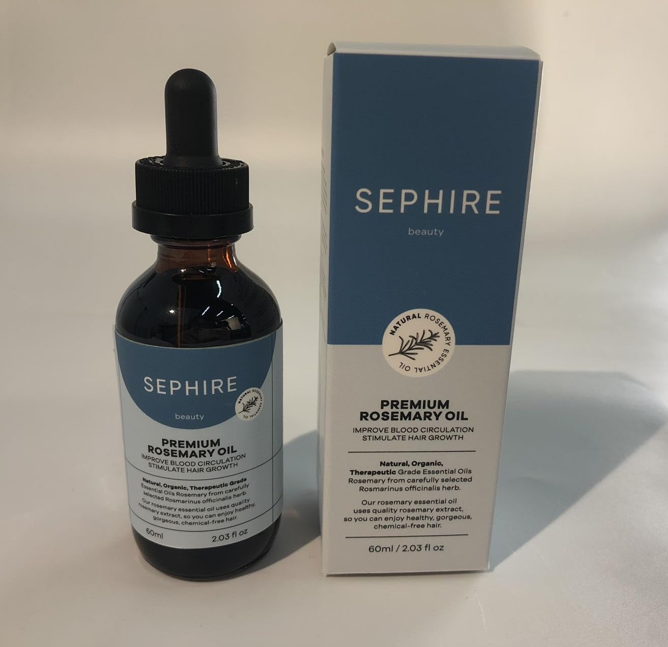 Sephire Rosemary Oil diffuser aroma highlighting an energizing scent for focus and relaxation.