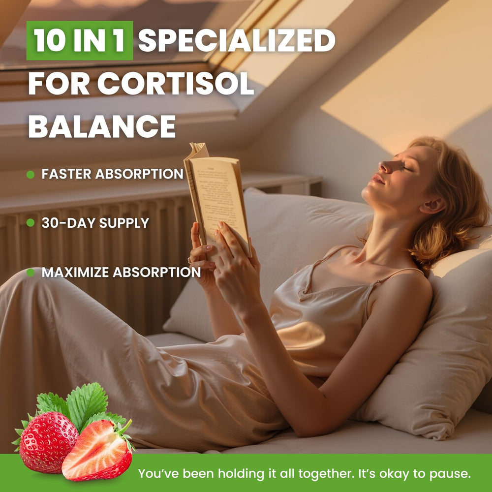 Close-up of SEPT YAN cortisol drops dropper showing precise 2 ml dose