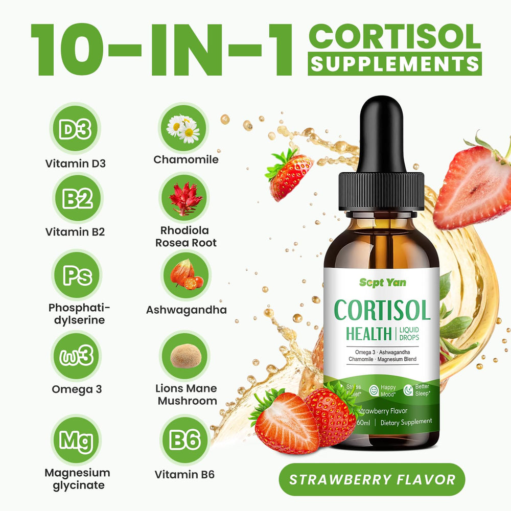 SEPT YAN Cortisol Drops ingredients ashwagandha for calm days