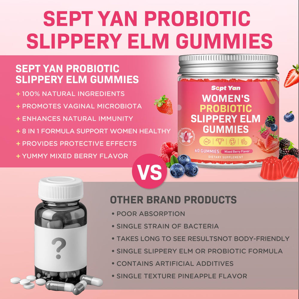 SEPT YAN bottle highlights eight billion CFU and Lactobacillus strains