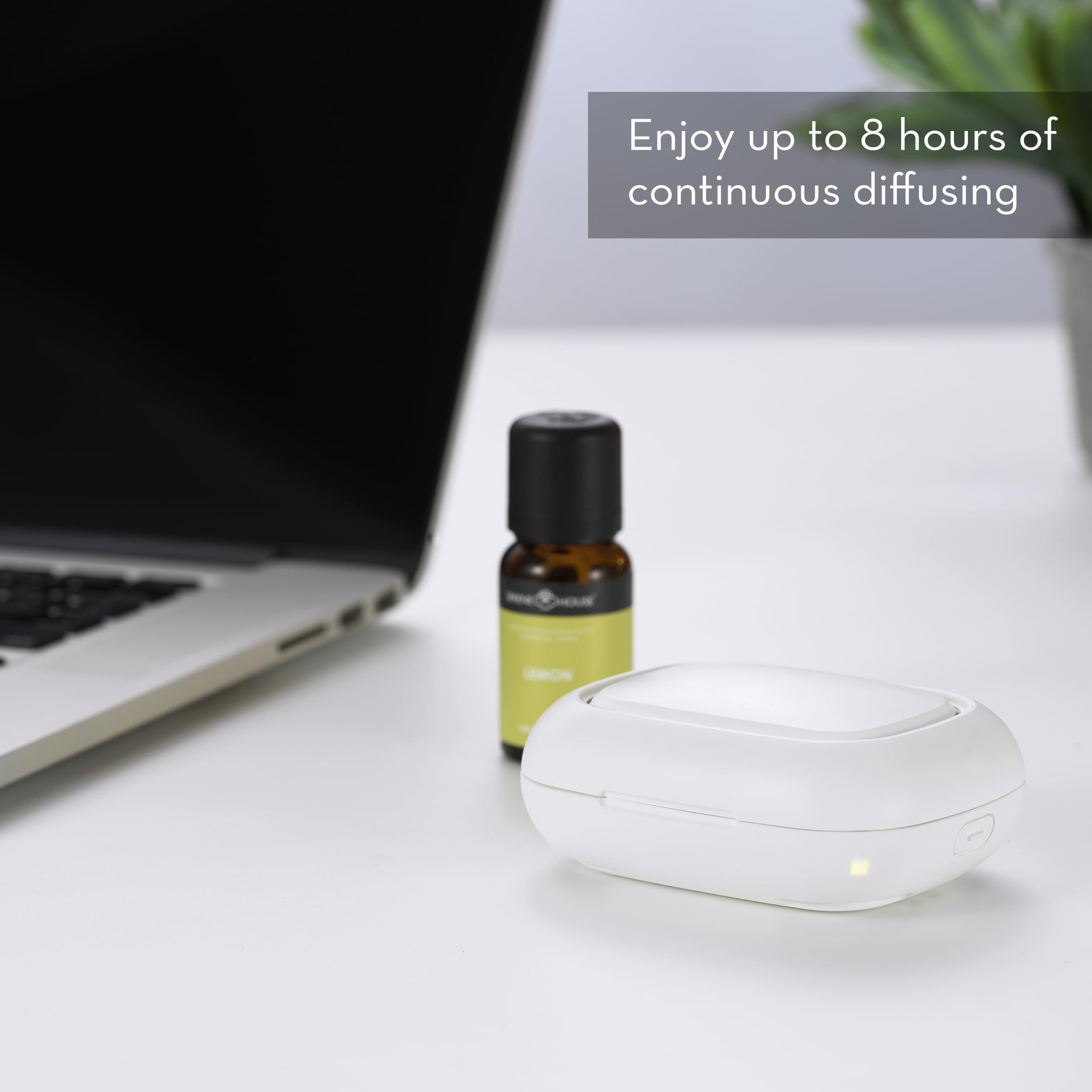 Serene House Pebble diffuser packaging showing included paper pads