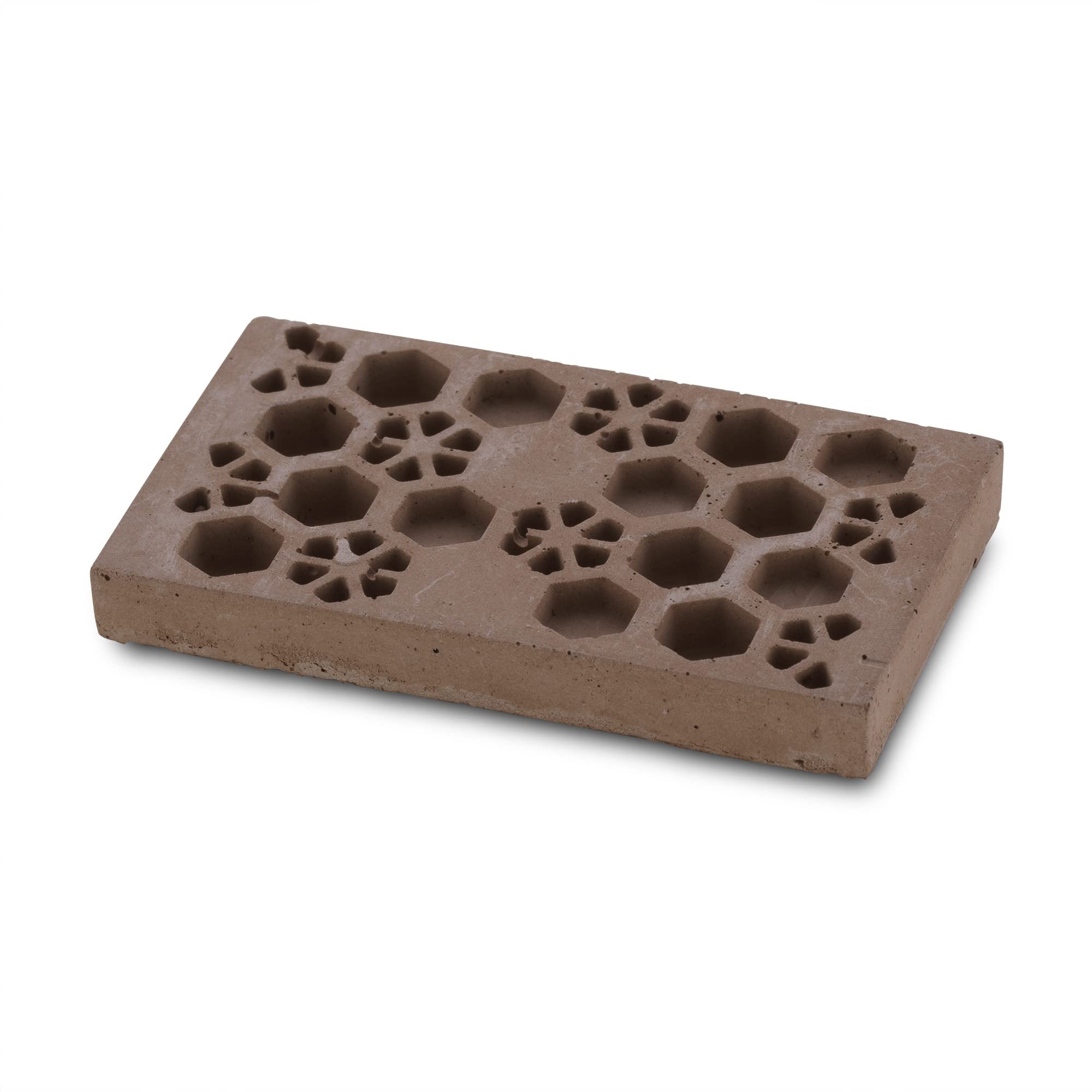 Puccini tabletop usage mockup with compact base for home or office.