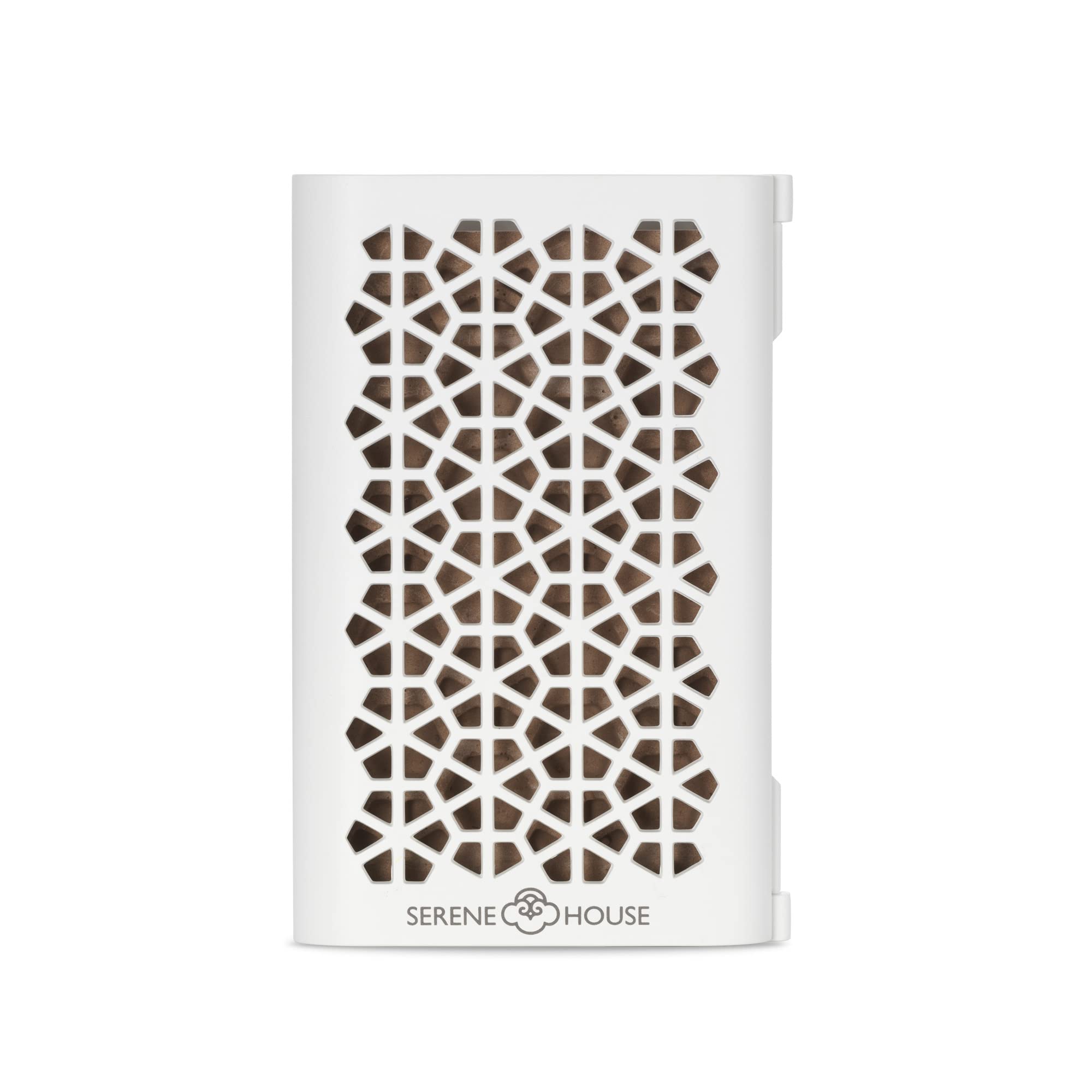 Serene House Puccini vent clip white diffusion for car calm and focus.