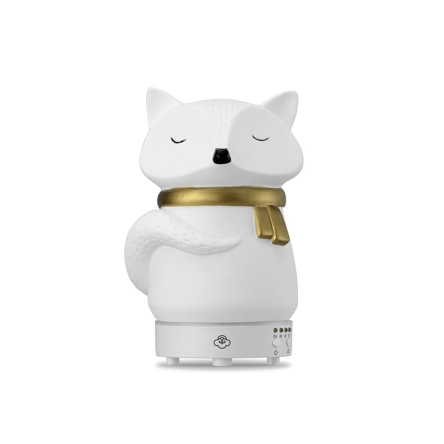 Serene House Snow Fox diffuser front view in porcelain for calm spaces.