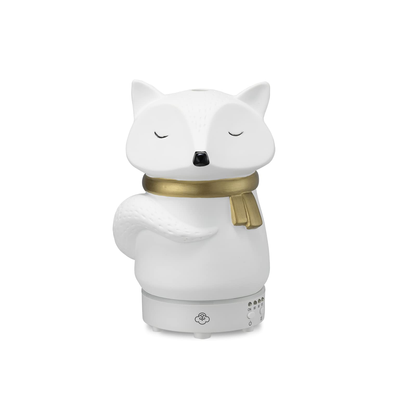 Snow Fox diffuser white porcelain body fits modern decor.