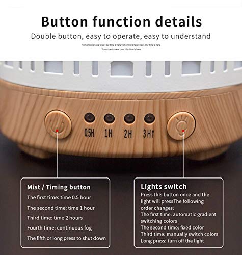 Serenity Calm Iron Diffuser emits a smooth ultrasonic mist without noise.