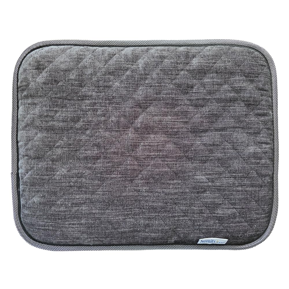 Serenity2000 magnetic therapy pad on mattress promotes restful sleep and relaxation.