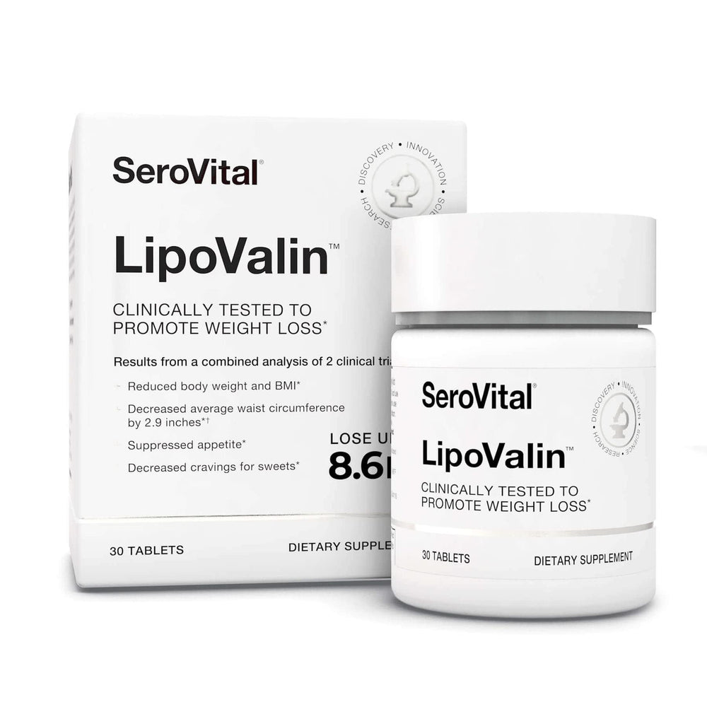 Serovital Lipovalin bottle pour for daily use and appetite management.