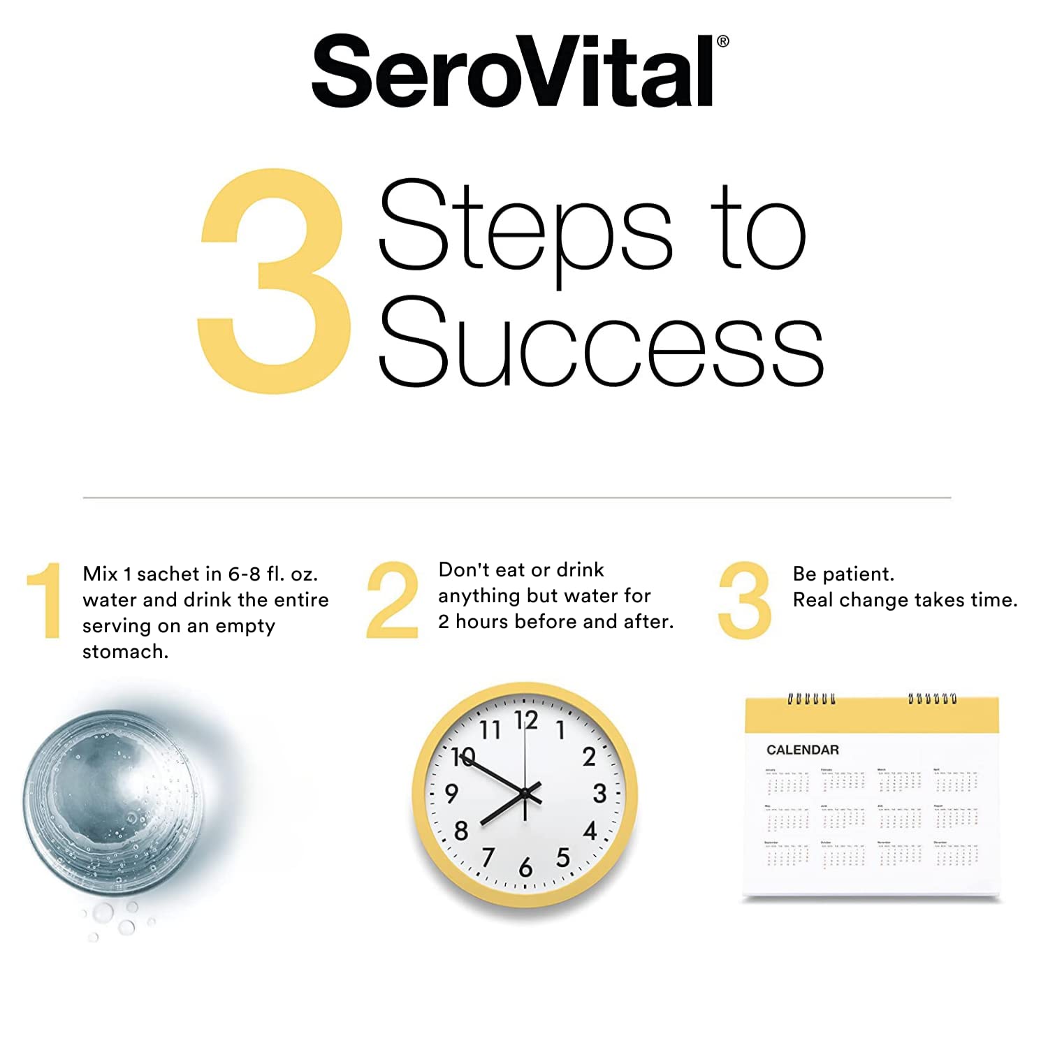 Serovital Rapid Dissolve powder dissolving in water for an easy daily mix.