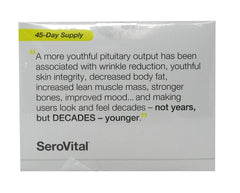 Serovital Renewal Complex capsules pouring from bottle for energy support and wellness