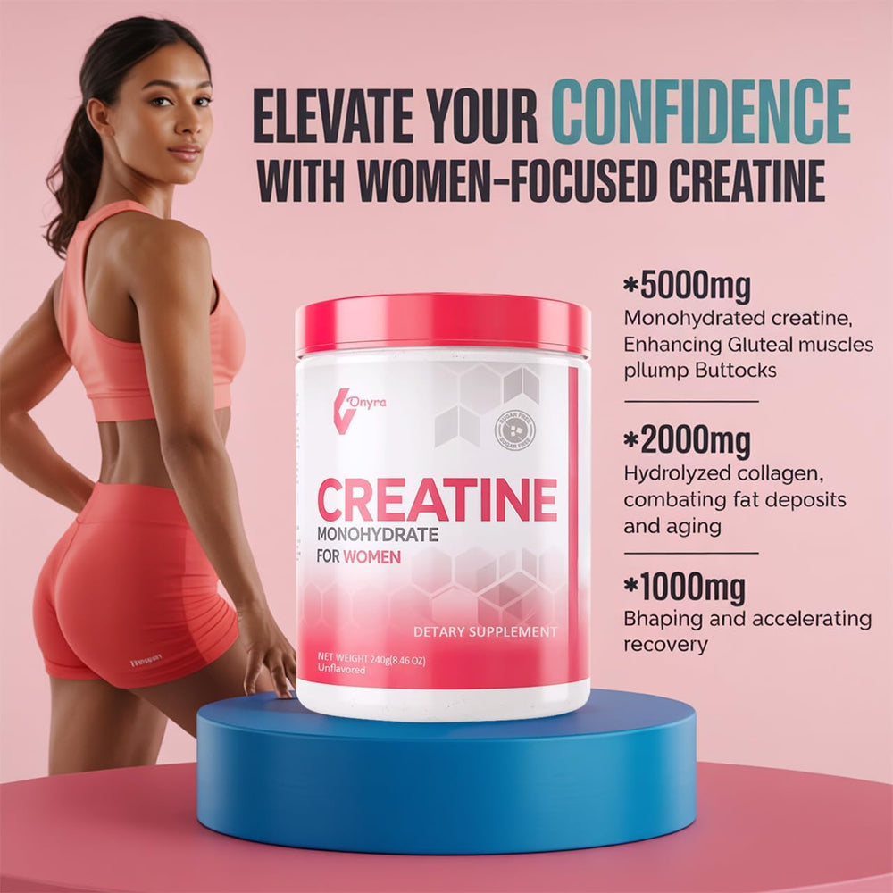 SERSANVE powder scoop beside bottle for easy 5g creatine dosing