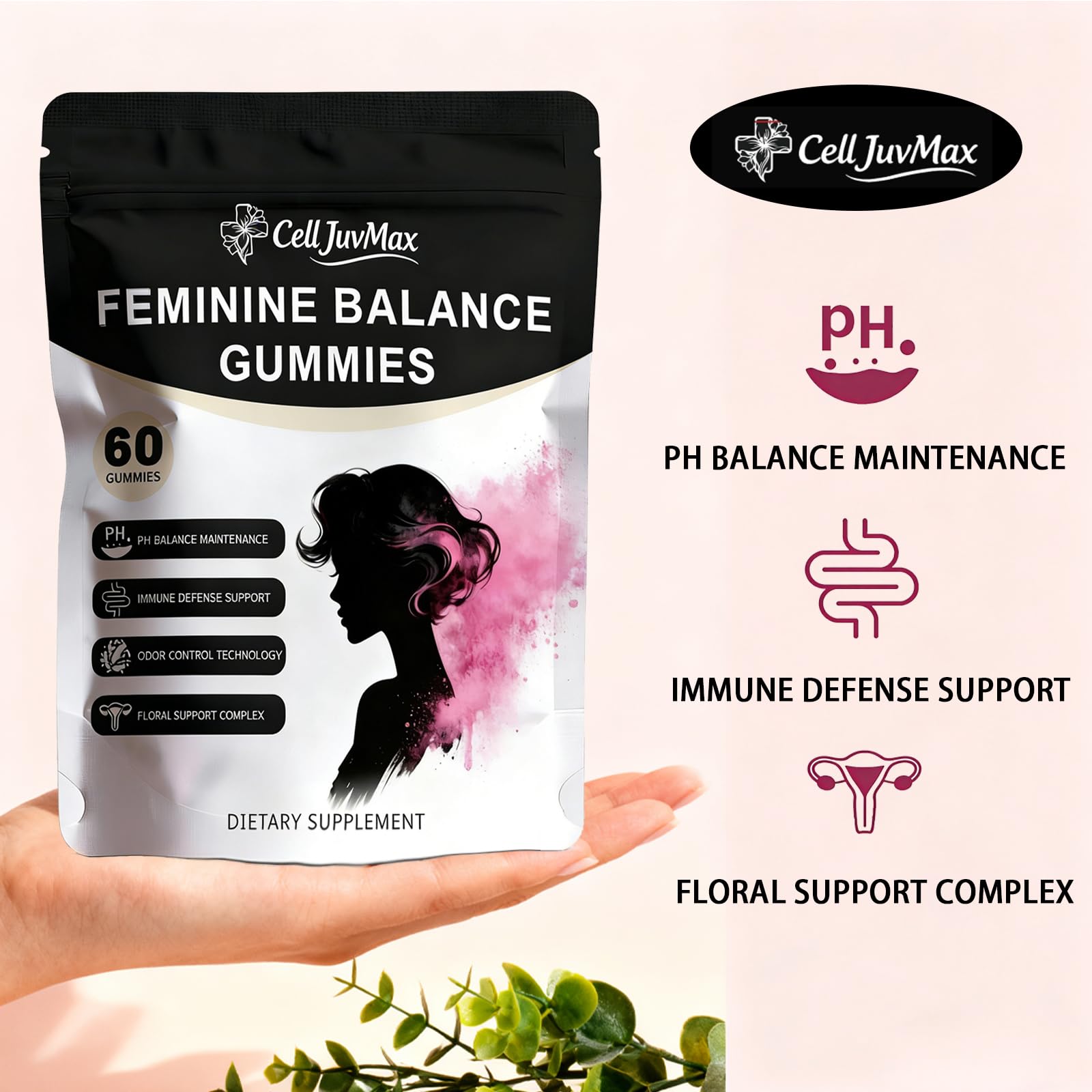 SERSANVE Travel-pack gummies ready for on-the-go balance.