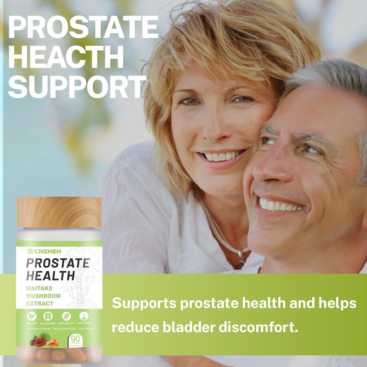 SERSANVE Prostate Health bottle dispense—smooth pour for convenient daily use.