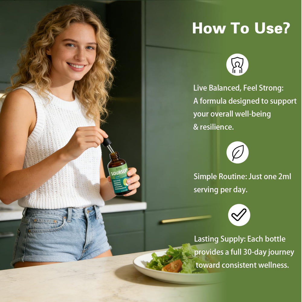 SERSANVE Soursop drops travel pack for wellness on the go.