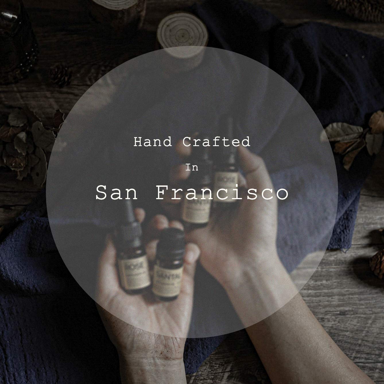 sesneslabs Santal Diffuser Oil packaging shows premium branding.