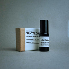 sesneslabs Santal Grass packaging emphasizing travel-friendly design.