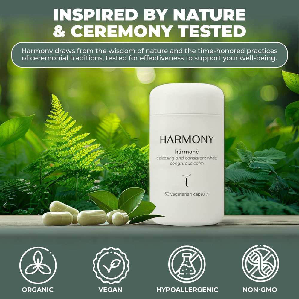 Setas Harmony L-Theanine capsule implying focused calm