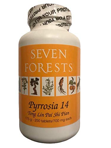 Seven Forests Pyrrosia pack front view for urinary balance.