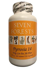 Seven Forests Pyrrosia pack front view for urinary balance.