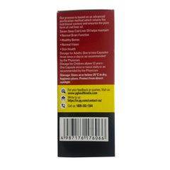 Seven Seas Cod Liver Oil pour demonstrates easy daily intake for omega-3.