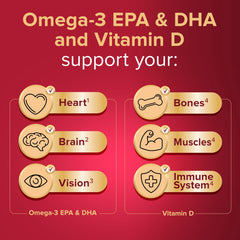 Seven Seas Cod Liver Oil label highlights Vitamin D and Omega-3 content.