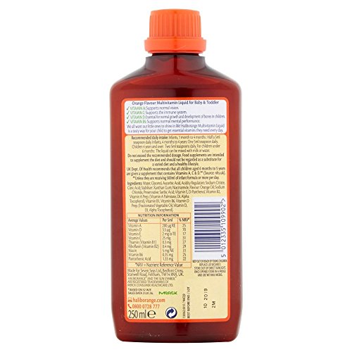 Measuring spoon for Haliborange ensures easy, kid-friendly daily dosing.