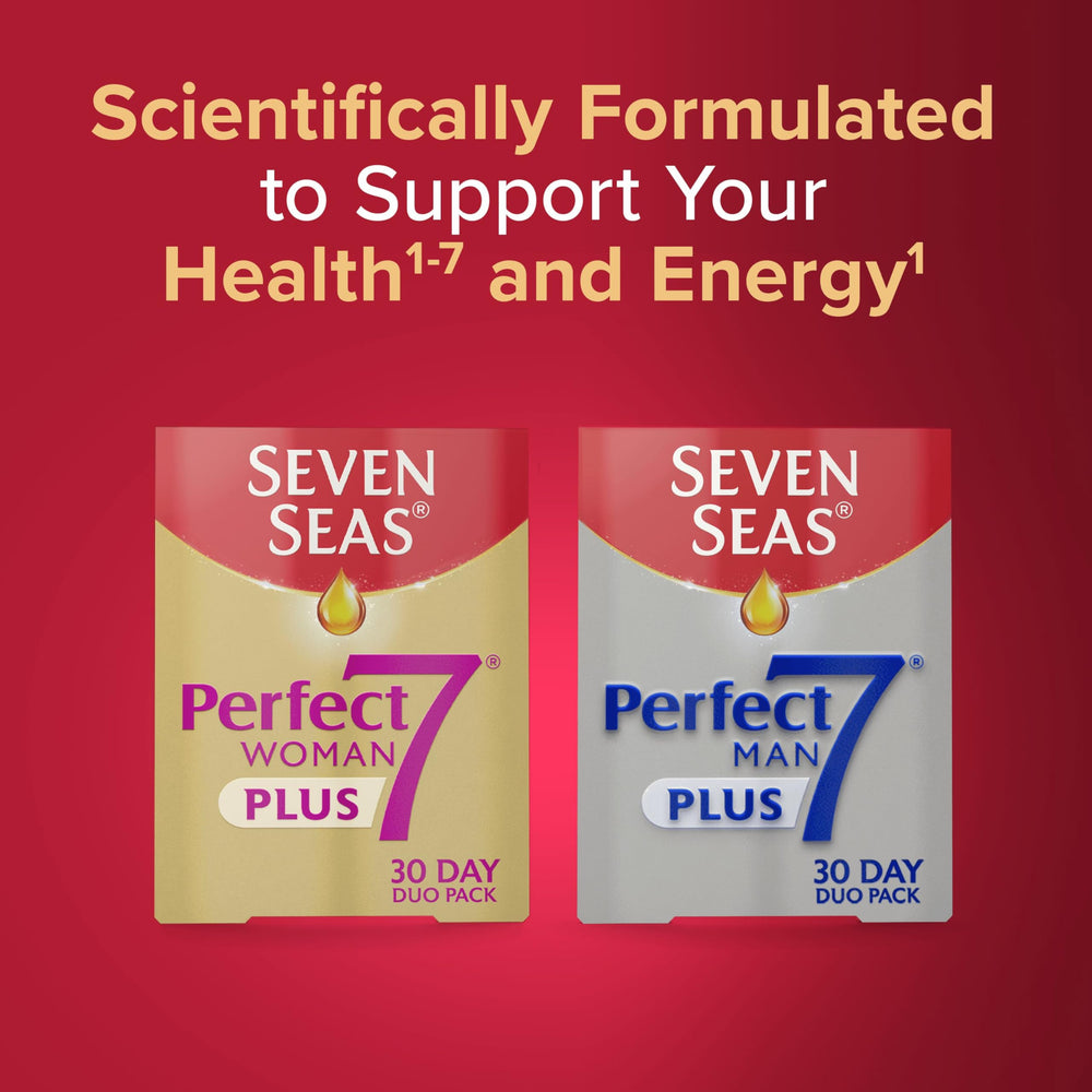 Brand logo visible on the box for trusted Seven Seas quality.