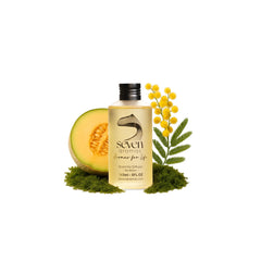 SevenAromas hotel scent diffuser oil bottle showing premium 145 ml packaging for luxury spaces.
