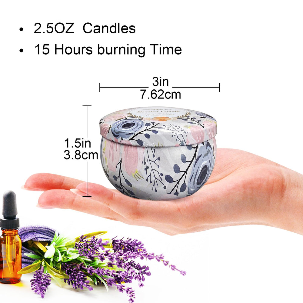 Seven Moons candle lit during spa-like ambience for relaxing routines.