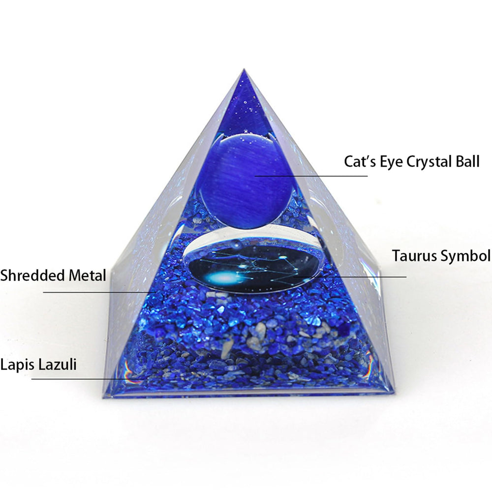 SEVNPRIME crystal balls pyramid highlighting reflective facets