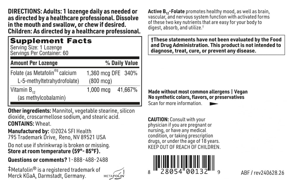 SFI Health 60-count bottle supports busy, on-the-go routines.