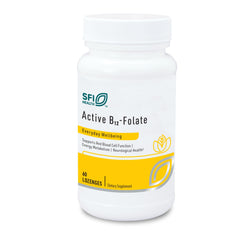 SFI Health Active B12 + Folate lozenge bottle for easy daily use.