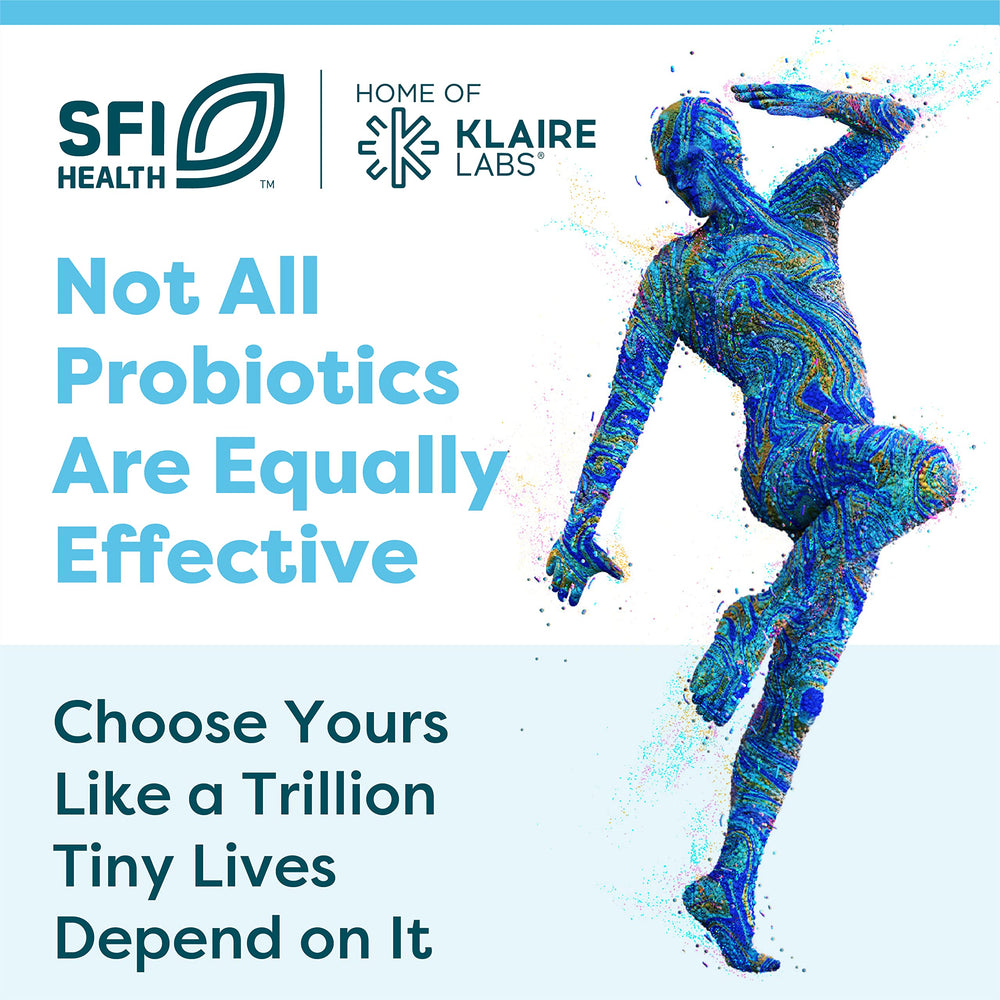Brand transition note from Klaire Labs to SFI Health.