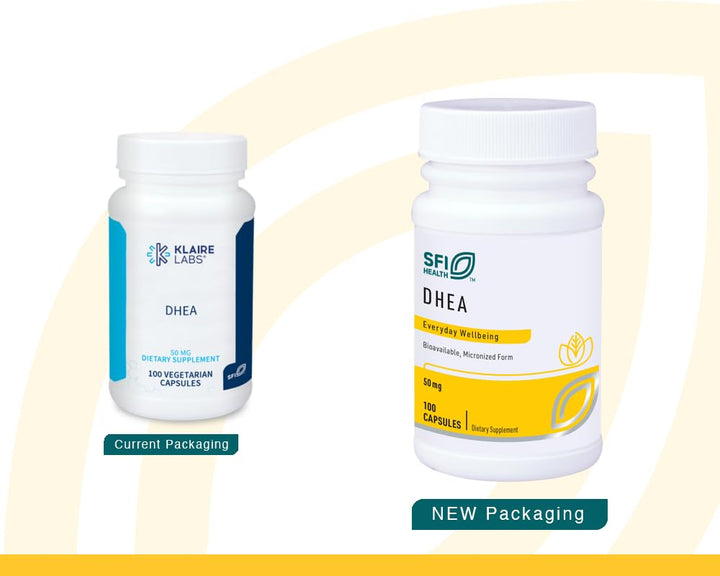 Close-up of micronized DHEA capsules for improved absorption.