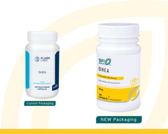 Close-up of micronized DHEA capsules for improved absorption.