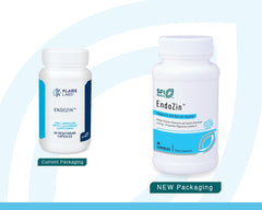 Endozin capsules displayed for daily gut support.
