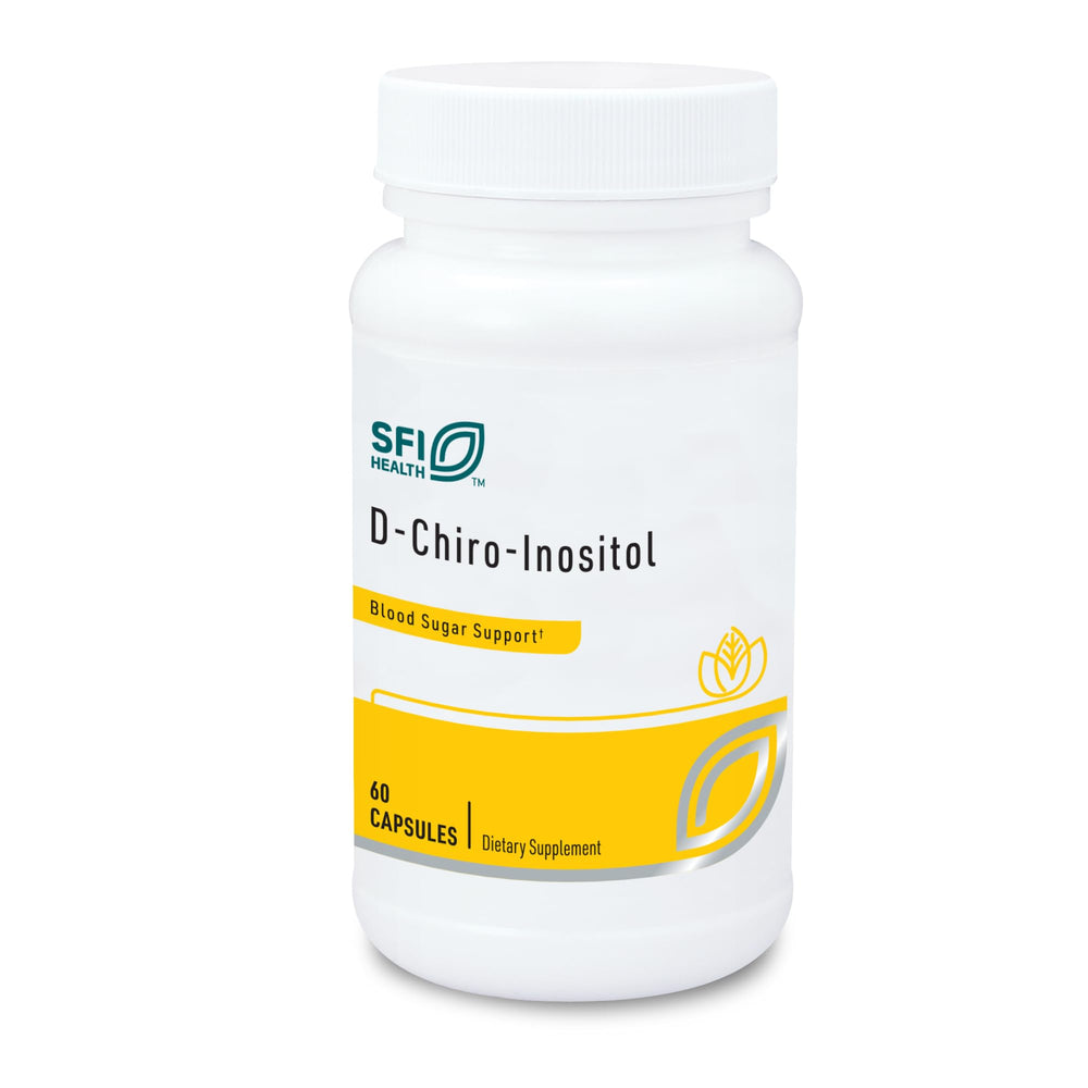 SFI Health Klaire Labs D-Chiro-Inositol 150 mg capsules bottle for daily wellness
