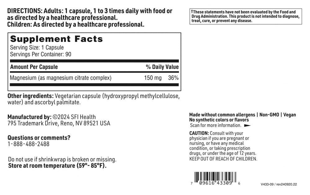 SFI Health Klaire Labs bottle on kitchen shelf suggests routine mineral support.