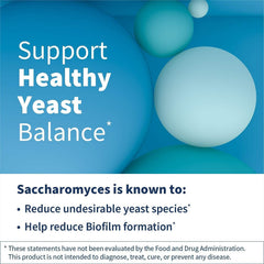 SFI Health Klaire Labs Saccharomyces Boulardii label shows dairy-free, hypoallergenic formulation details.