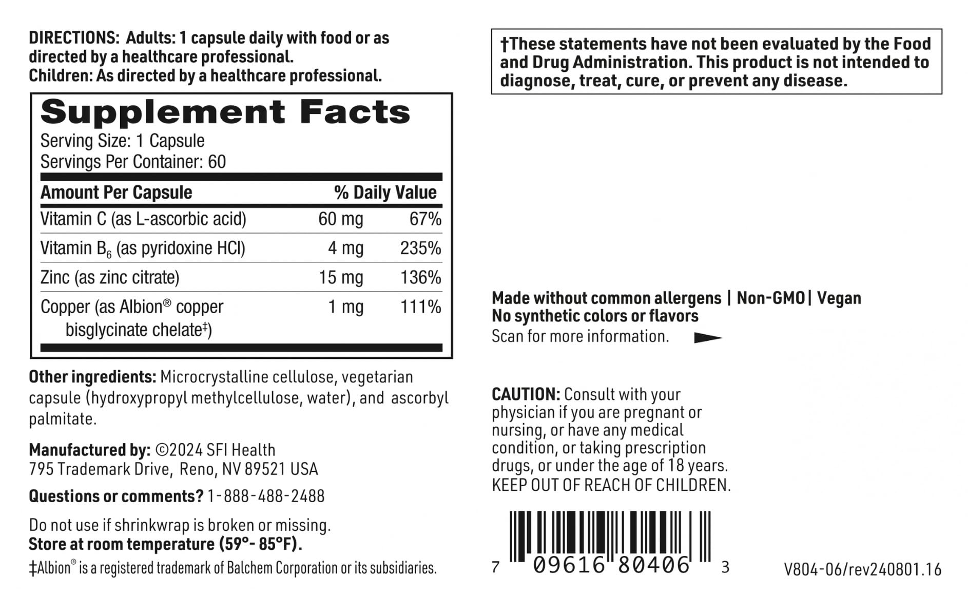 Hypoallergenic packaging emphasizing a clean formula.